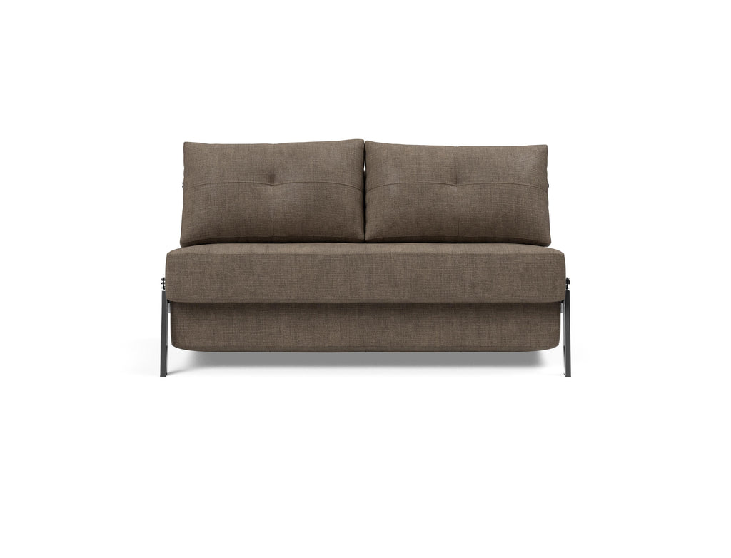 Cubed Full Size Sleeper Sofa With Chrome Legs 411