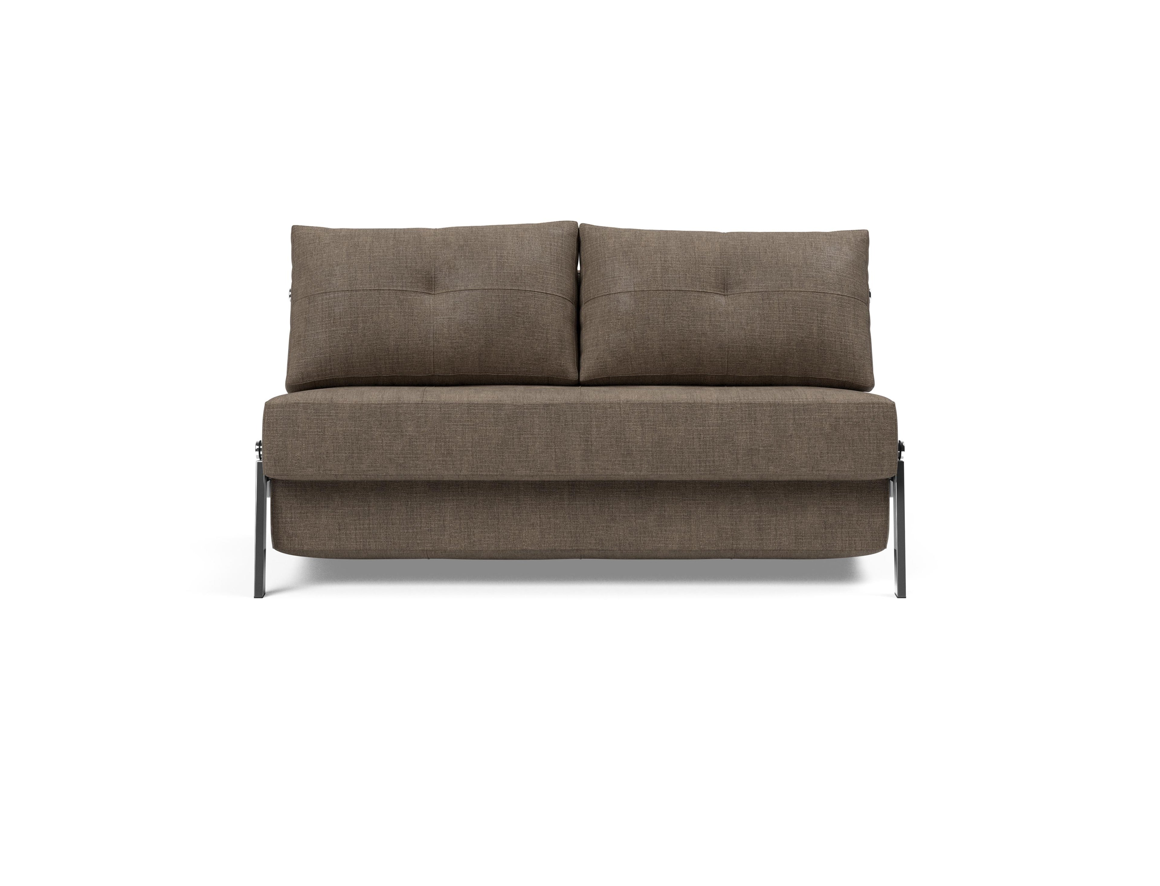Cubed Full Size Sleeper Sofa With Chrome Legs 411