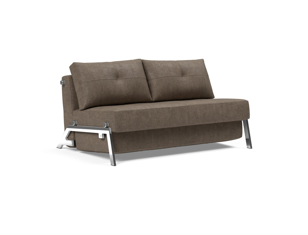 Cubed Full Size Sleeper Sofa With Chrome Legs 411