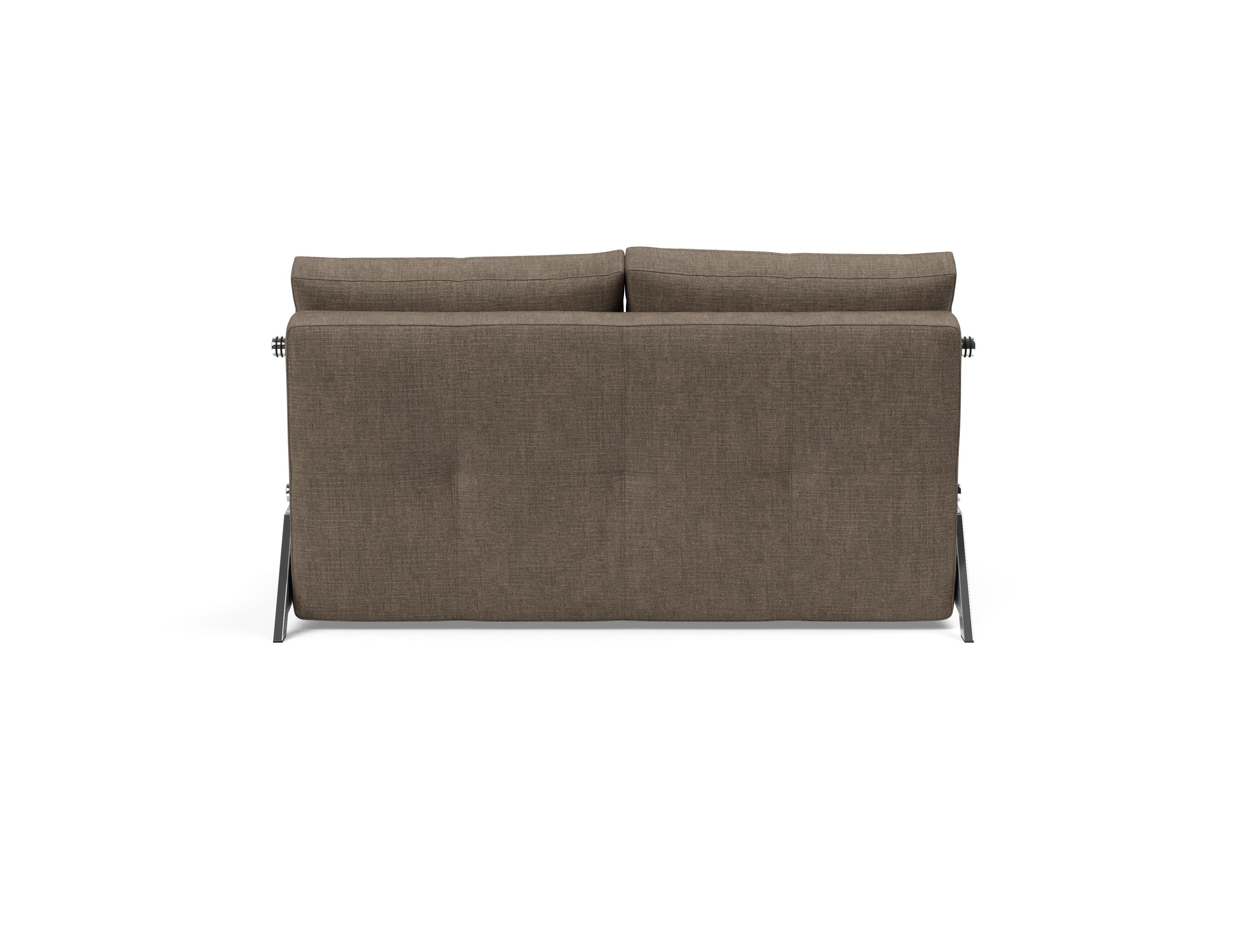 Cubed Full Size Sleeper Sofa With Chrome Legs 411