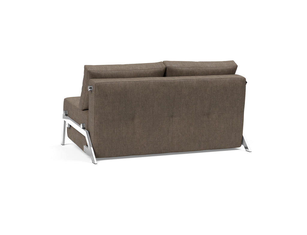 Cubed Full Size Sleeper Sofa With Chrome Legs 411