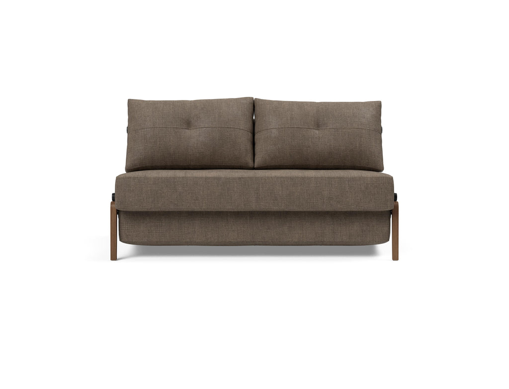 Cubed Full Size Sleeper Sofa With Wood Legs 411