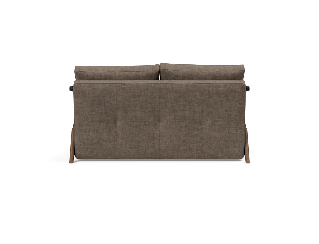 Cubed Full Size Sleeper Sofa With Wood Legs 411
