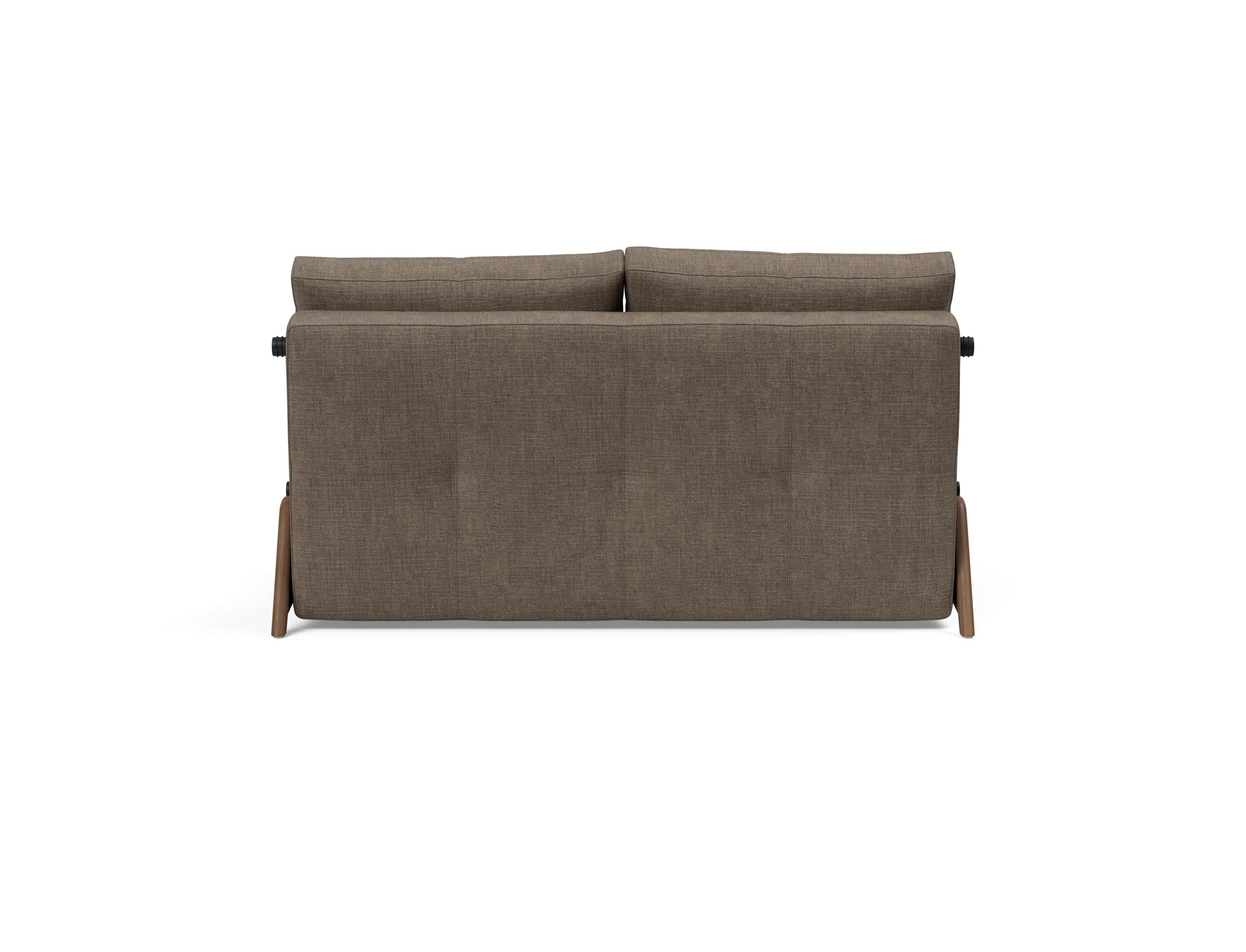 Cubed Full Size Sleeper Sofa With Wood Legs 411