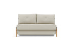 Cubed Full Size Sleeper Sofa With Wood Legs 527