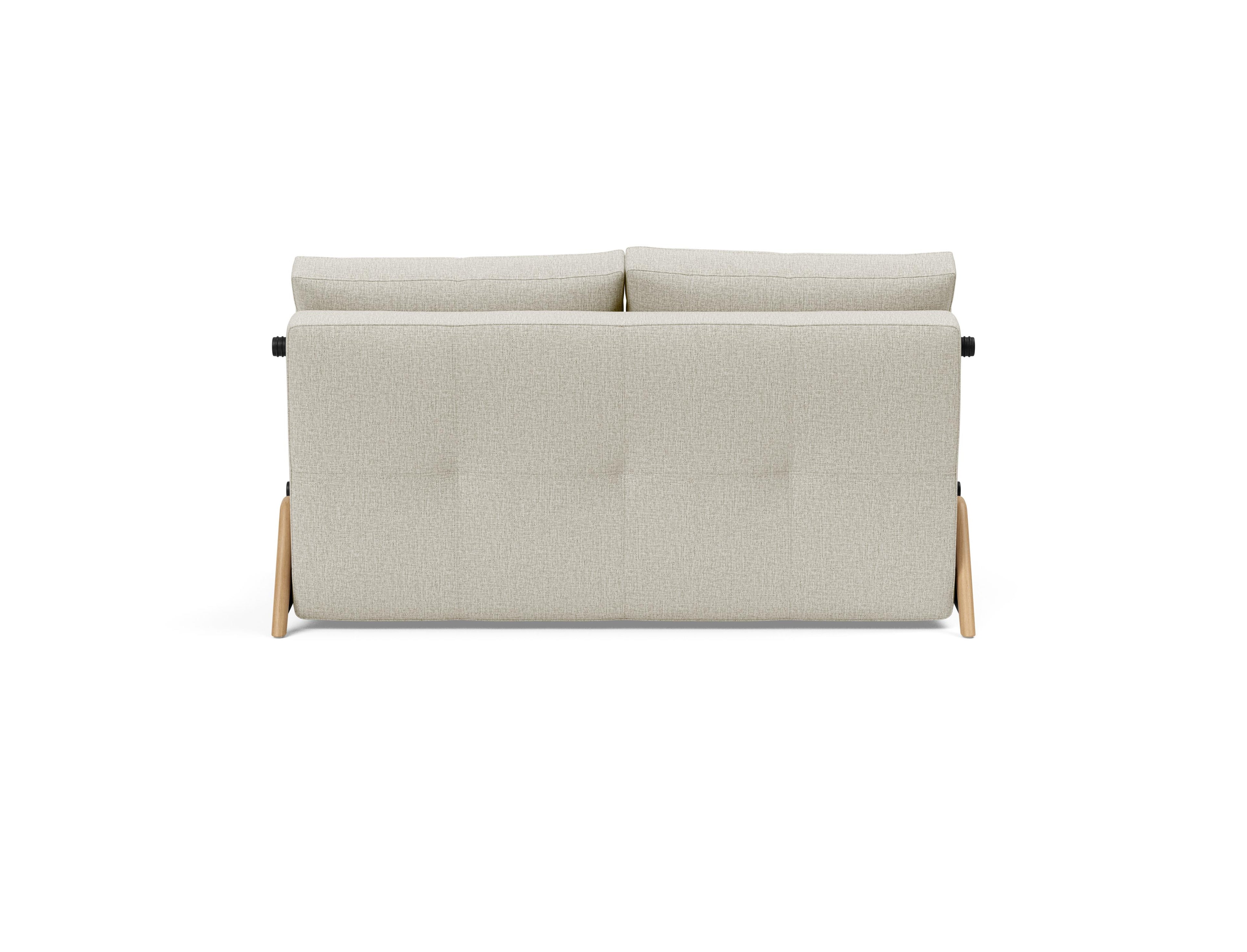 Cubed Full Size Sleeper Sofa With Wood Legs 527