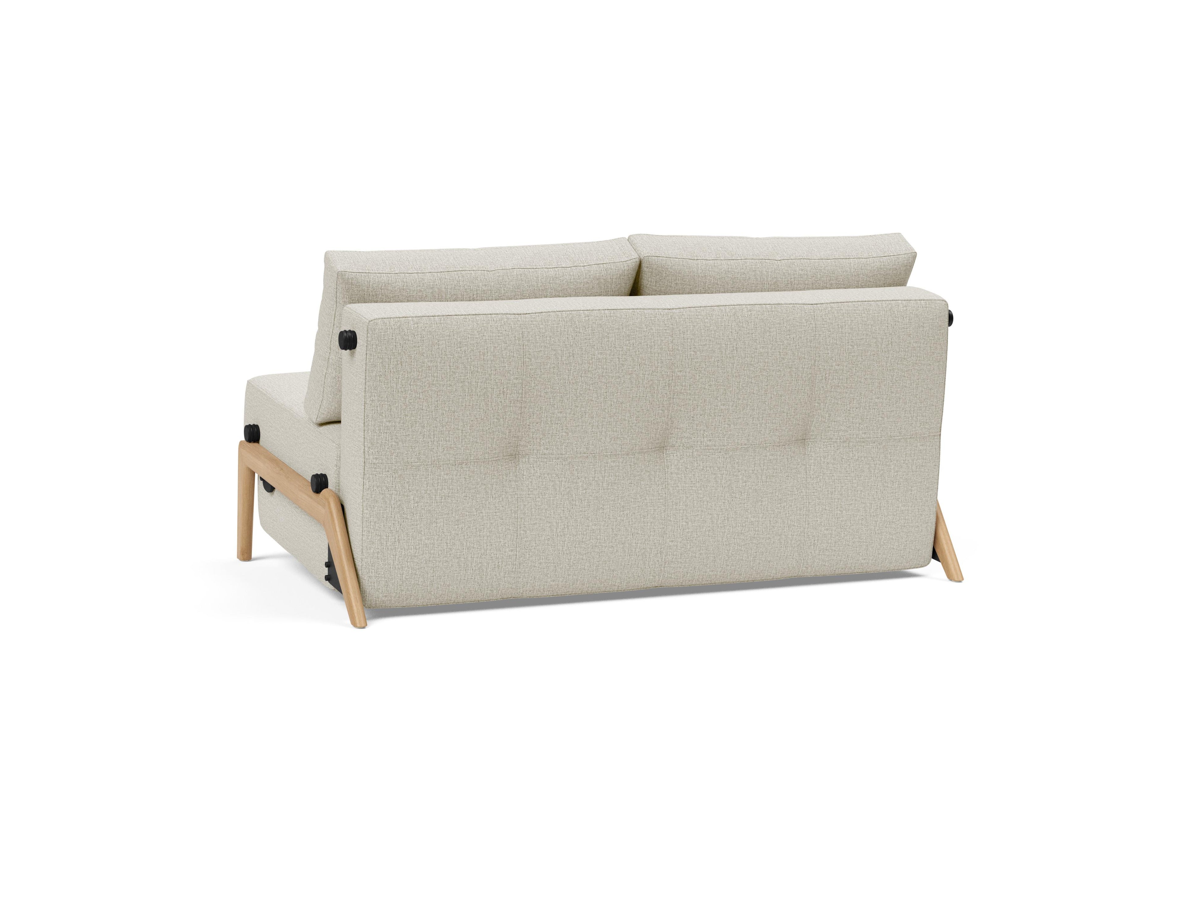 Cubed Full Size Sleeper Sofa With Chrome Legs 527