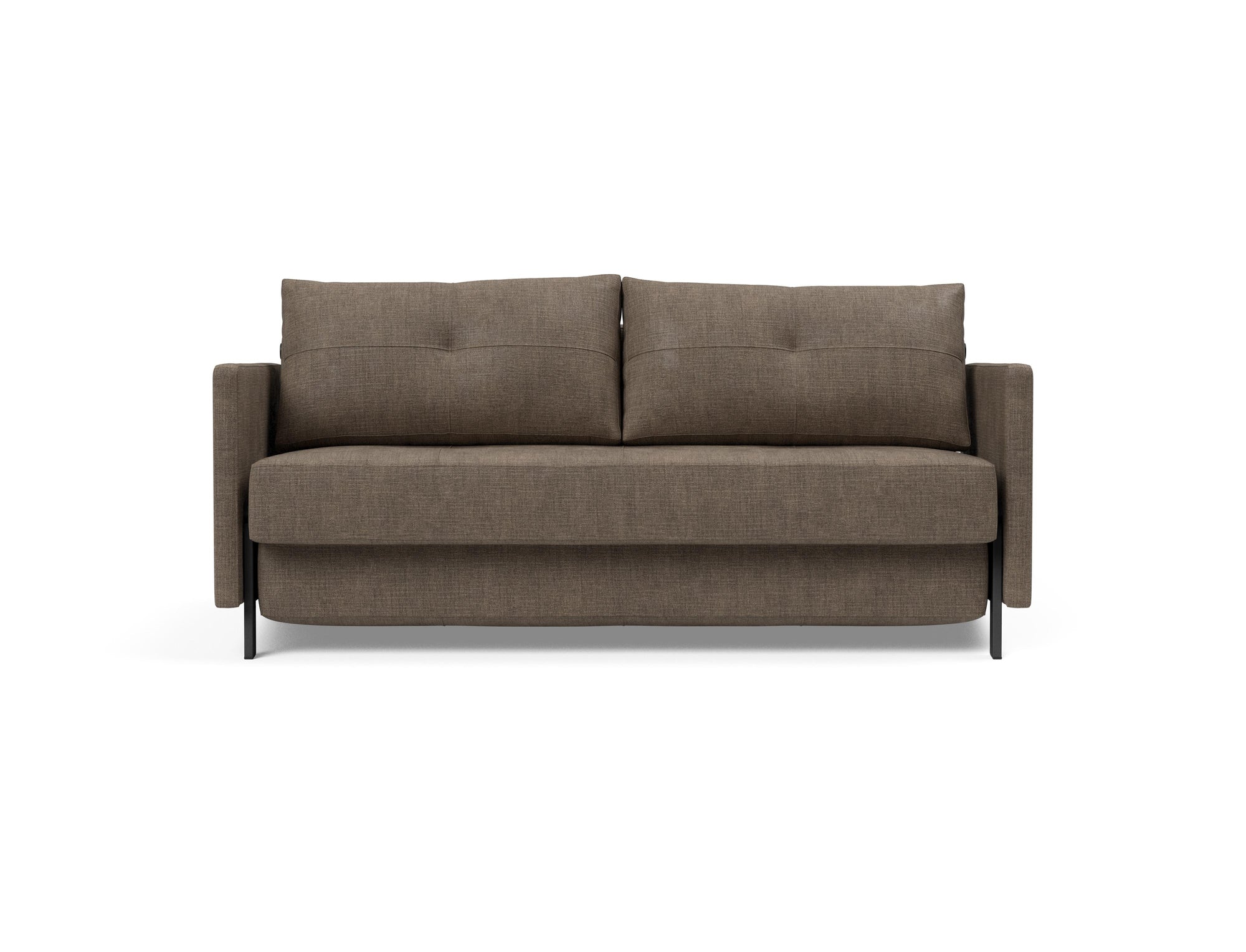 Cubed Queen Size Sleeper Sofa With Arms 411