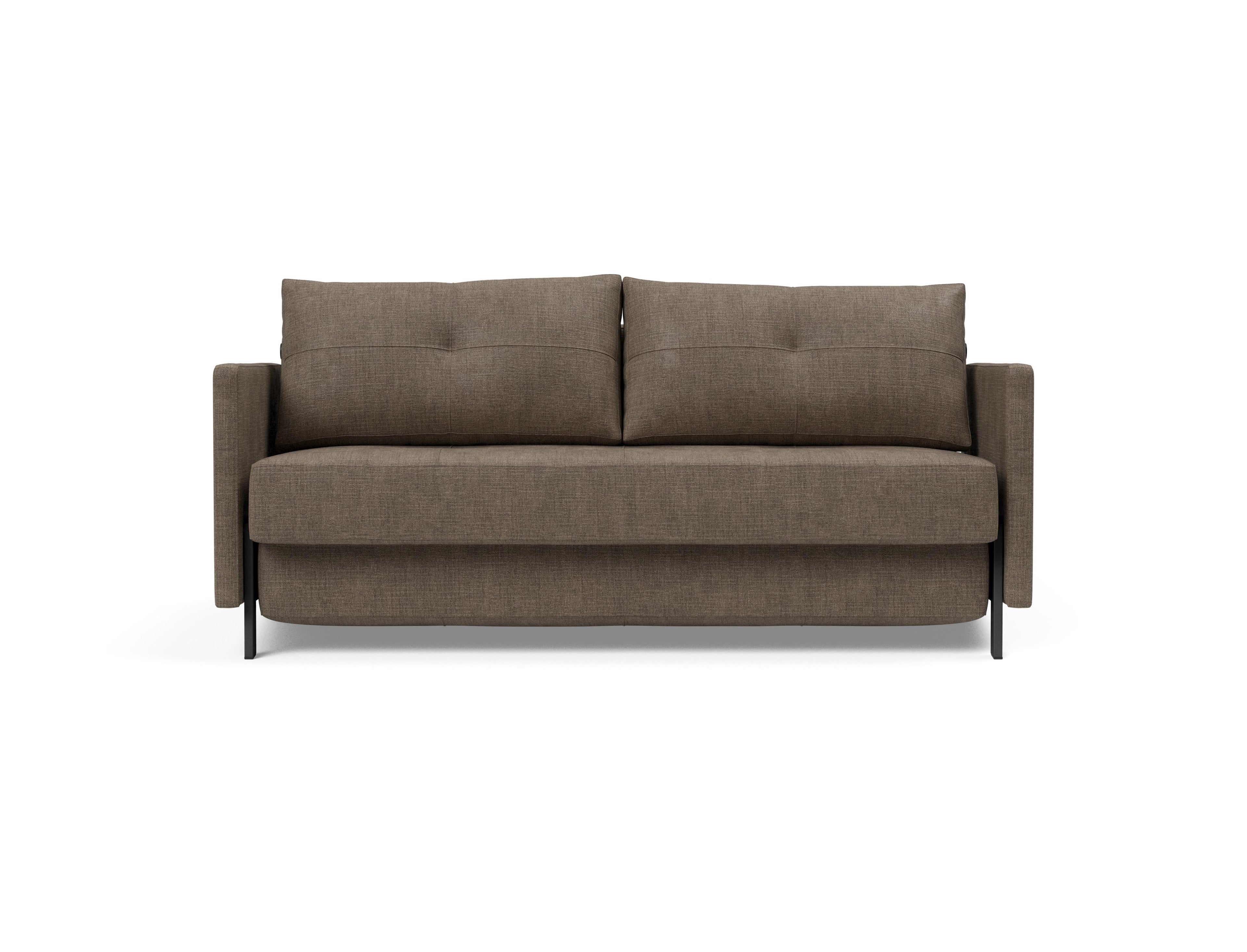 Cubed Queen Size Sleeper Sofa With Arms 411