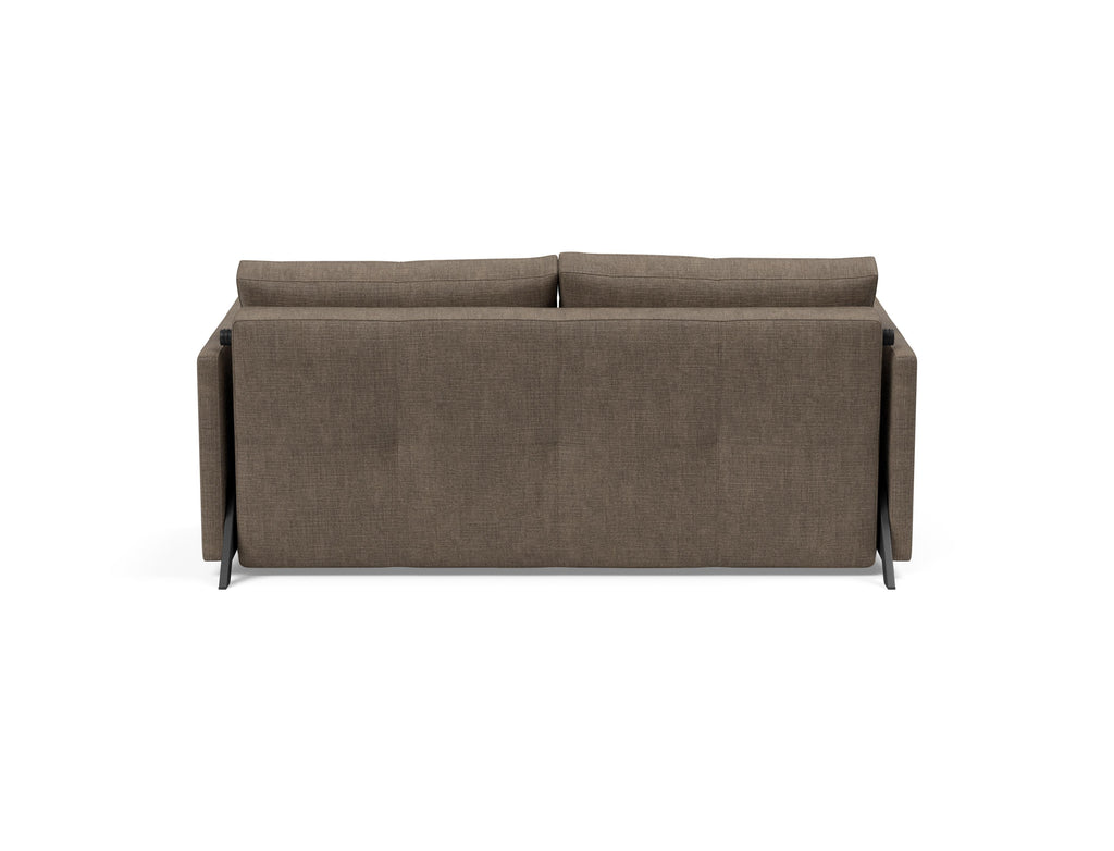 Cubed Queen Size Sleeper Sofa With Arms 411
