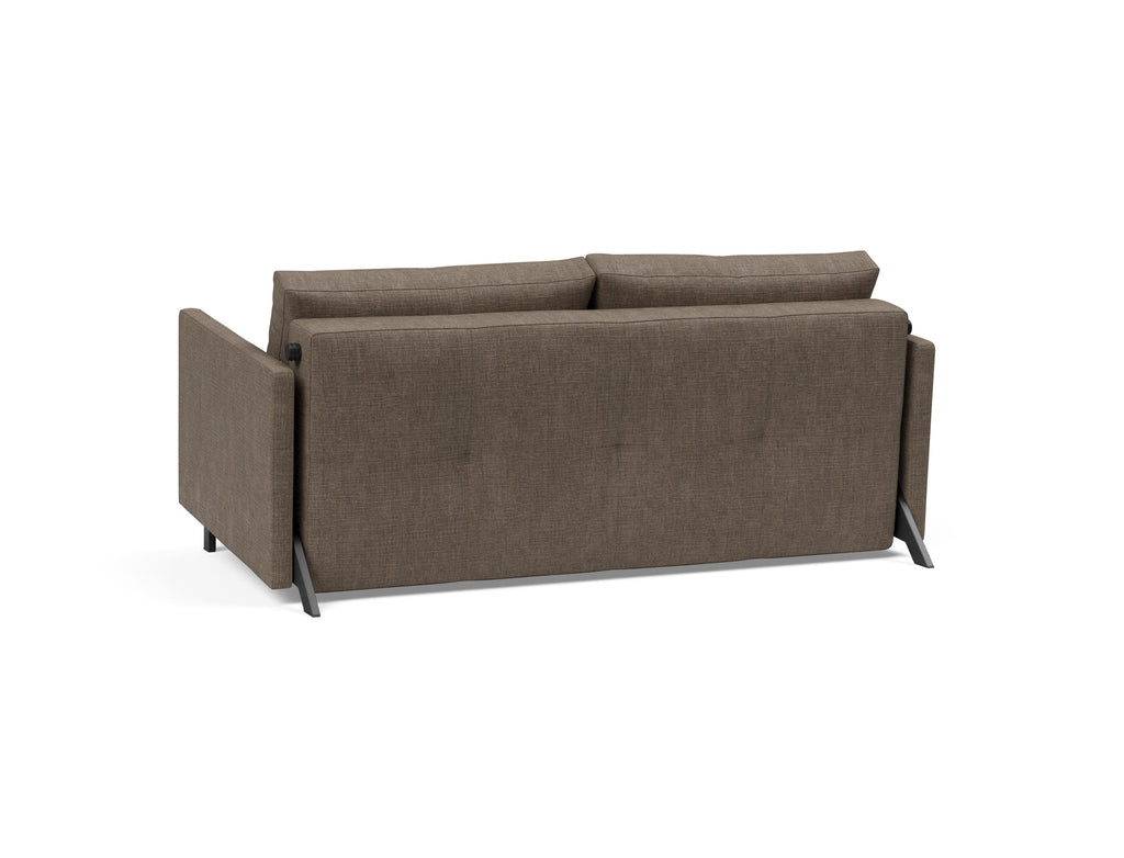 Cubed Queen Size Sleeper Sofa With Arms 411