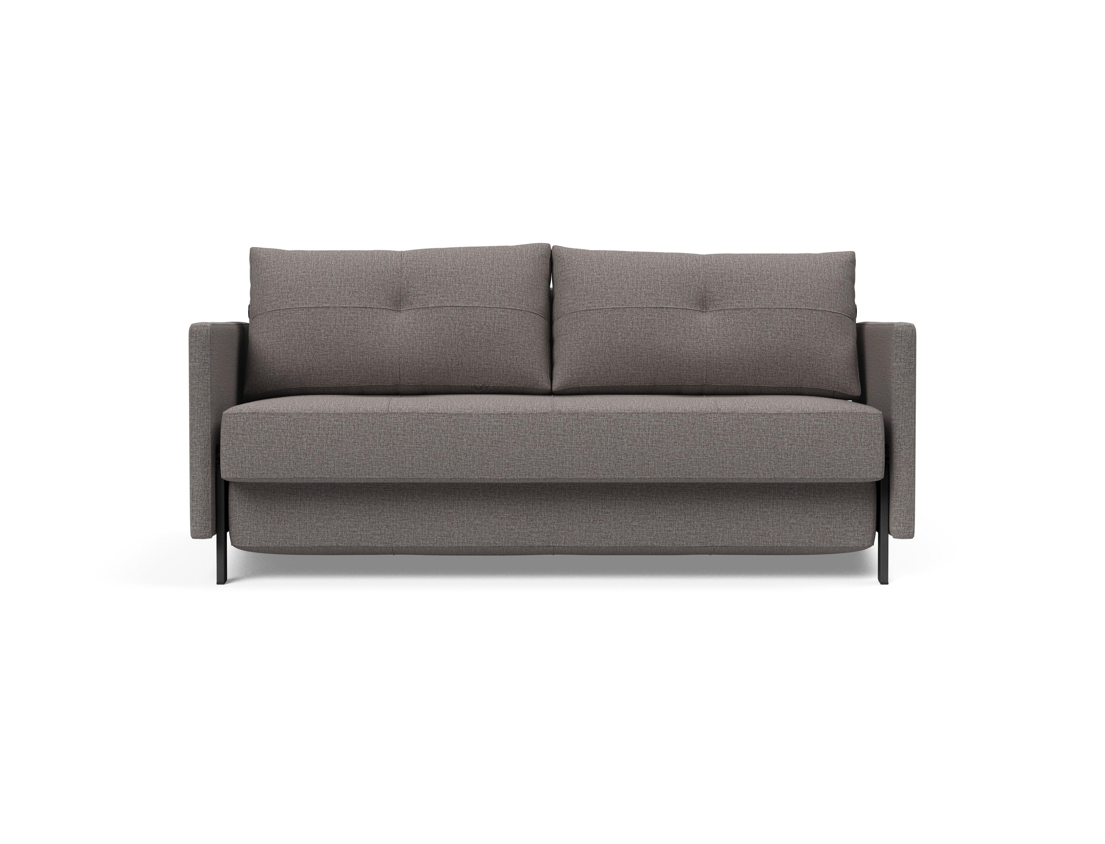 Cubed Queen Size Sleeper Sofa With Arms 521