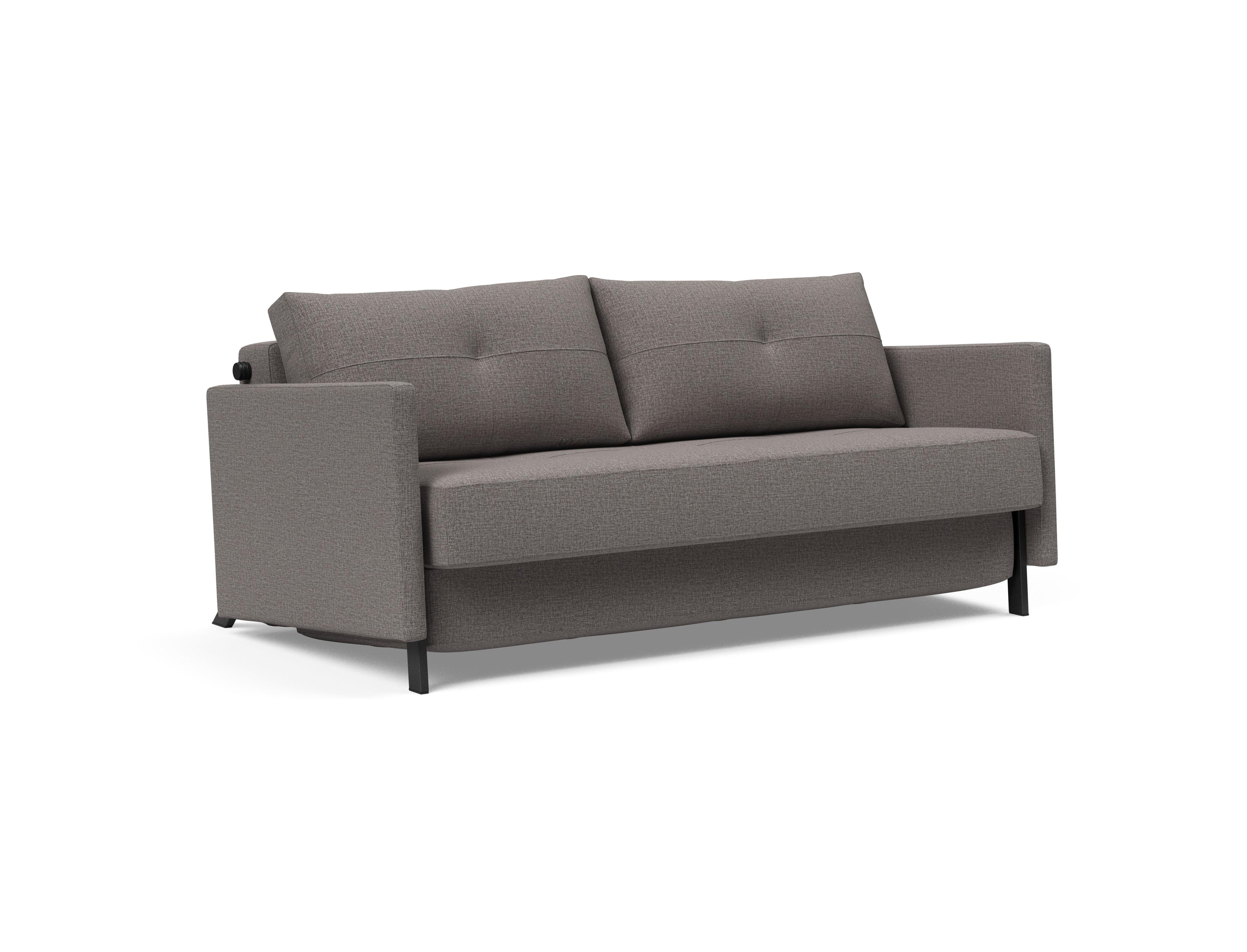 Cubed Queen Size Sleeper Sofa With Arms 521