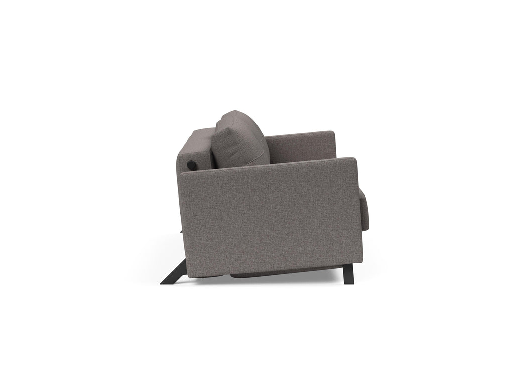 Cubed Queen Size Sleeper Sofa With Arms 521
