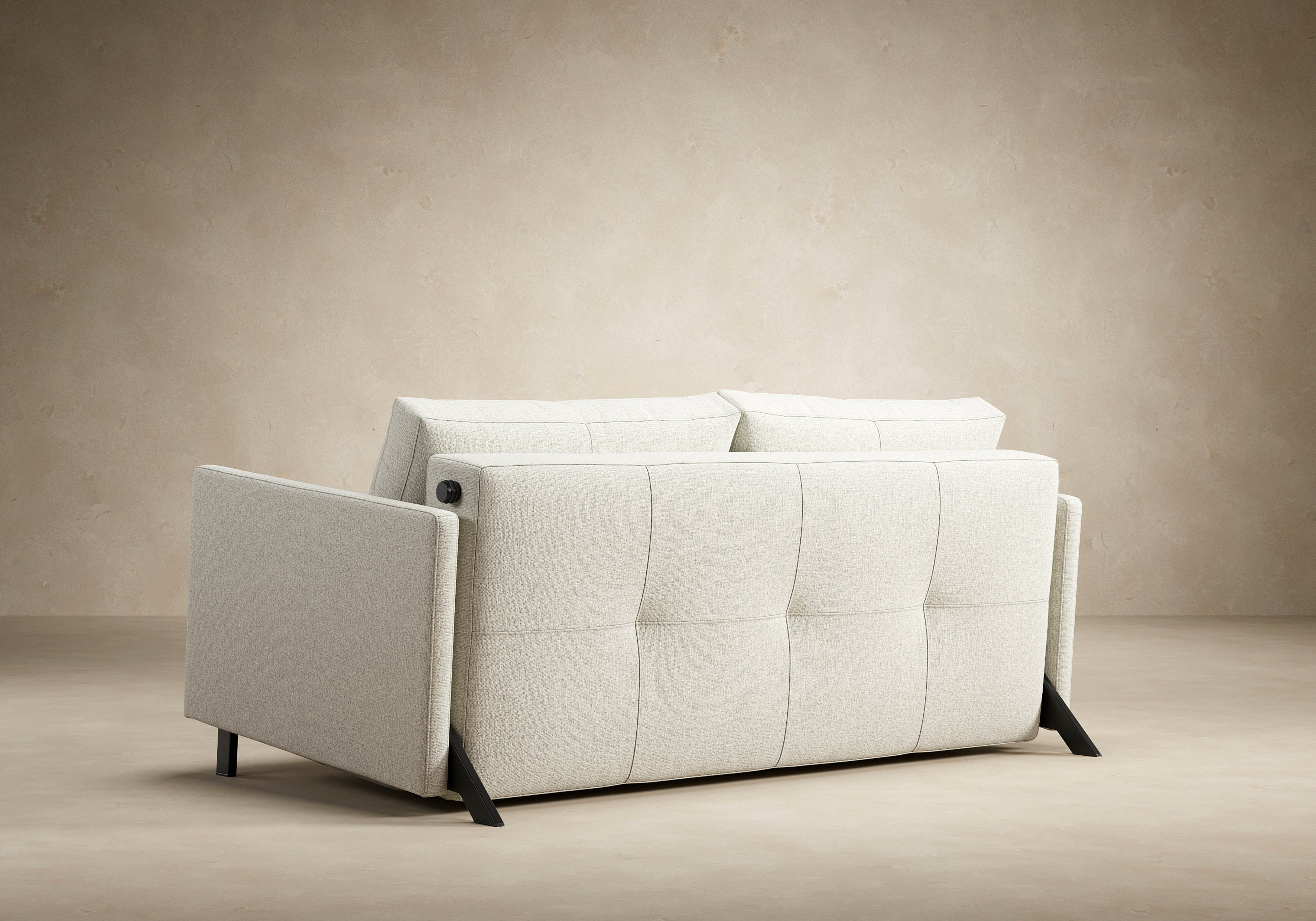 Cubed Queen Size Sleeper Sofa With Arms 527