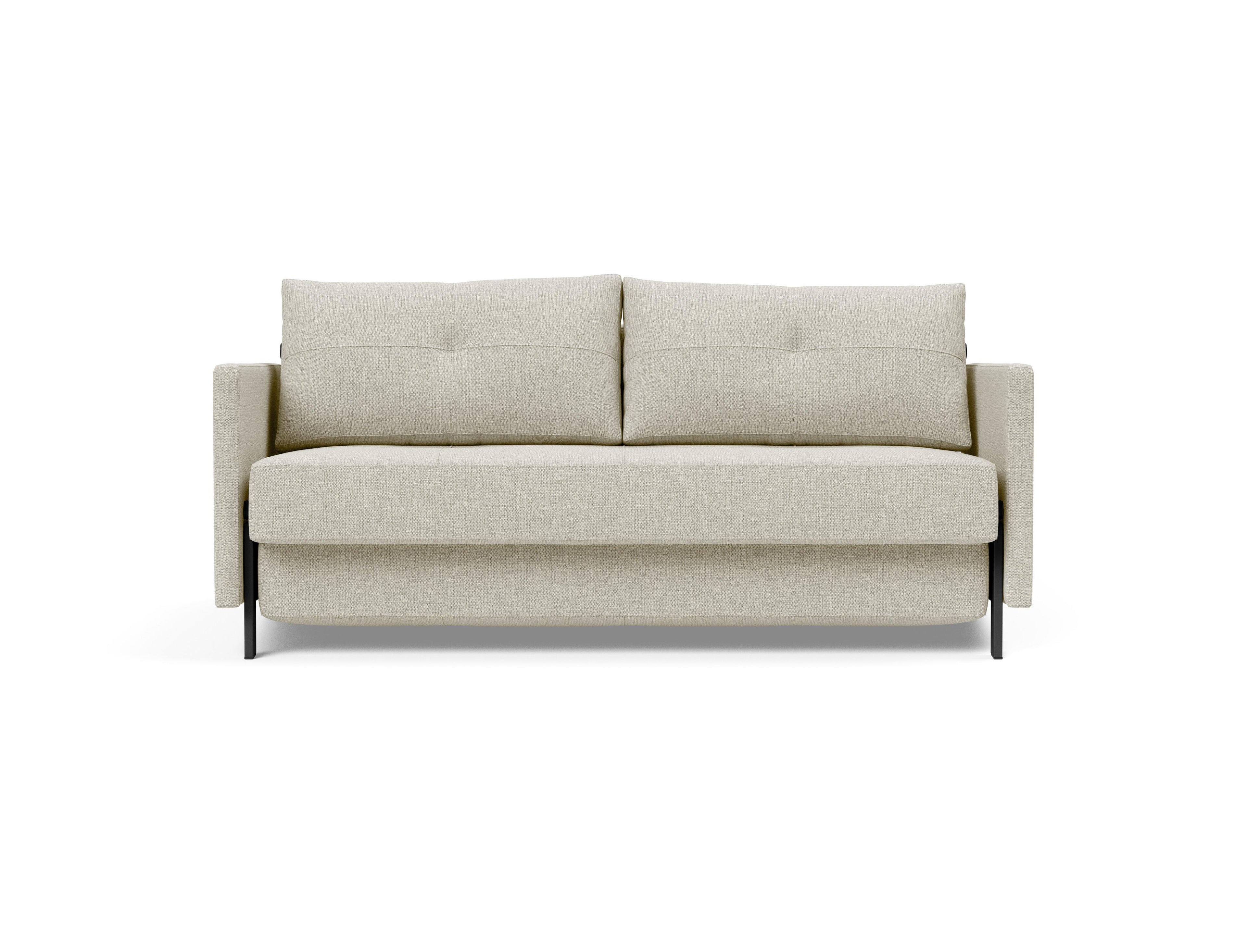 Cubed Queen Size Sleeper Sofa With Arms 527
