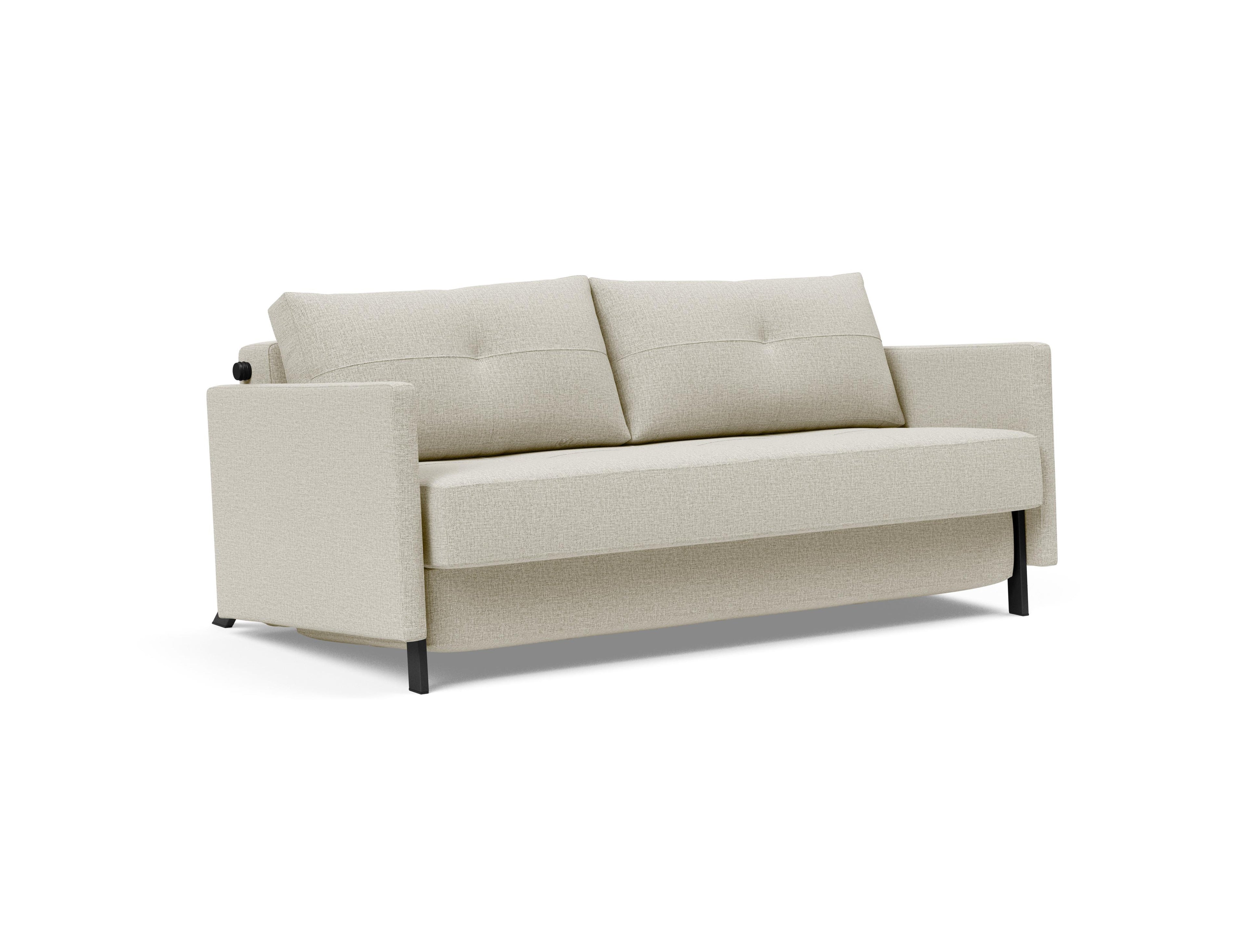 Cubed Queen Size Sleeper Sofa With Arms 527