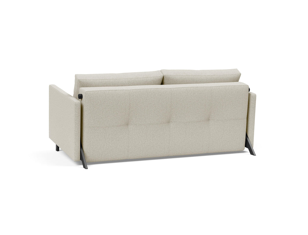 Cubed Queen Size Sleeper Sofa With Arms 527