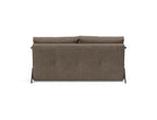 Cubed Queen Size Sleeper Sofa With Chrome Legs 411