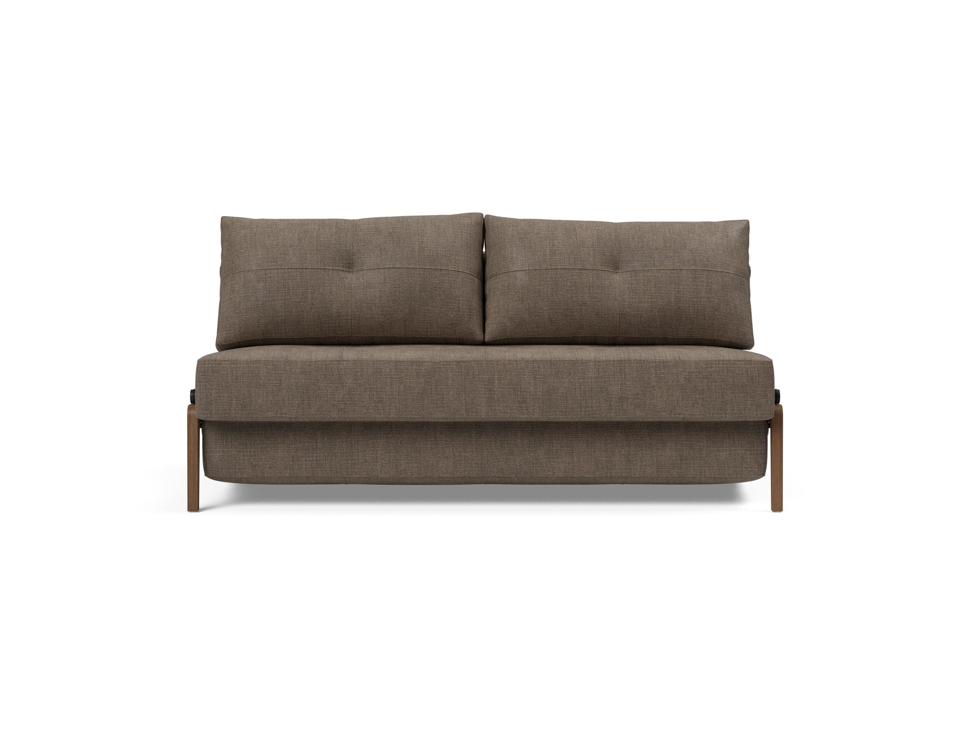 Cubed Queen Size Sleeper Sofa With Wood Legs 411