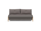 Cubed Queen Size Sleeper Sofa With Wood Legs 521