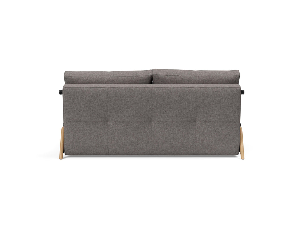 Cubed Queen Size Sleeper Sofa With Wood Legs 521