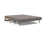 Cubed Queen Size Sleeper Sofa With Wood Legs 521