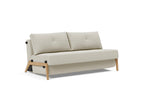 Cubed Queen Size Sleeper Sofa With Chrome Legs 527