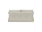 Cubed Queen Size Sleeper Sofa With Chrome Legs 527