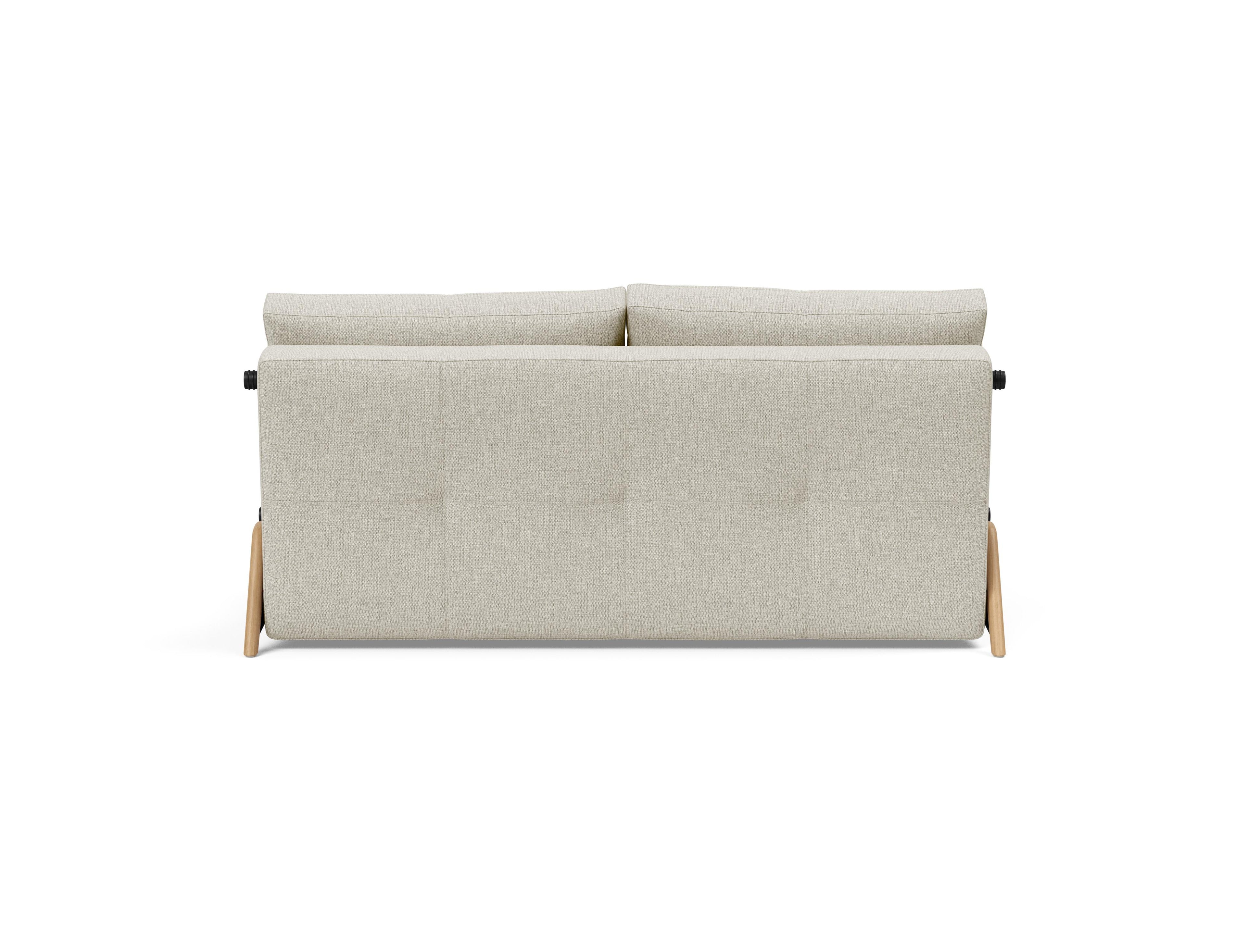 Cubed Queen Size Sleeper Sofa With Chrome Legs 527