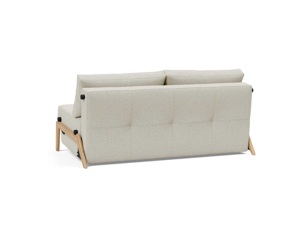 Cubed Queen Size Sleeper Sofa With Chrome Legs 527