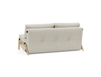 Cubed Queen Size Sleeper Sofa With Chrome Legs 527