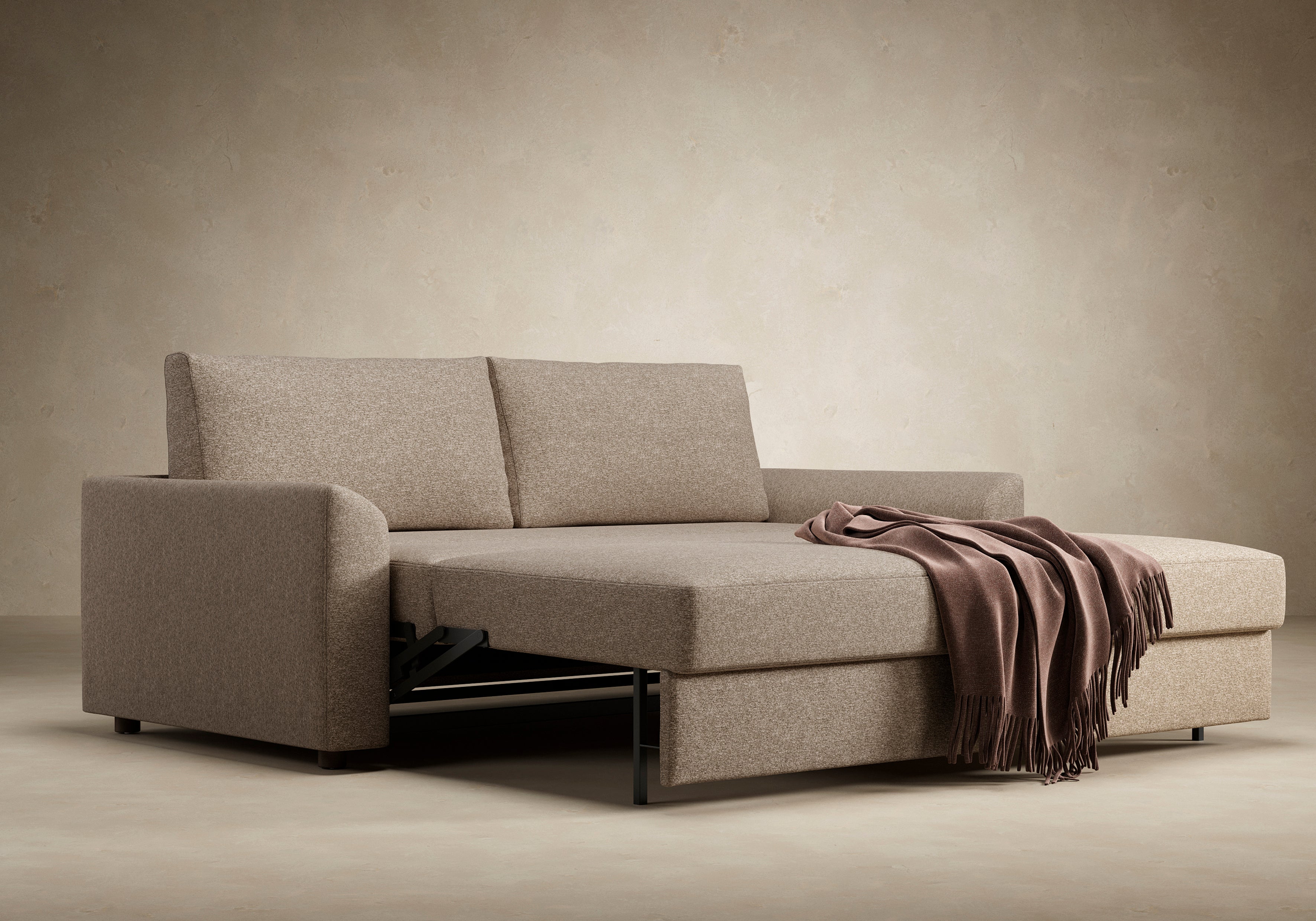 Neah King Size Sleeper Sofa with Curved Arms 367