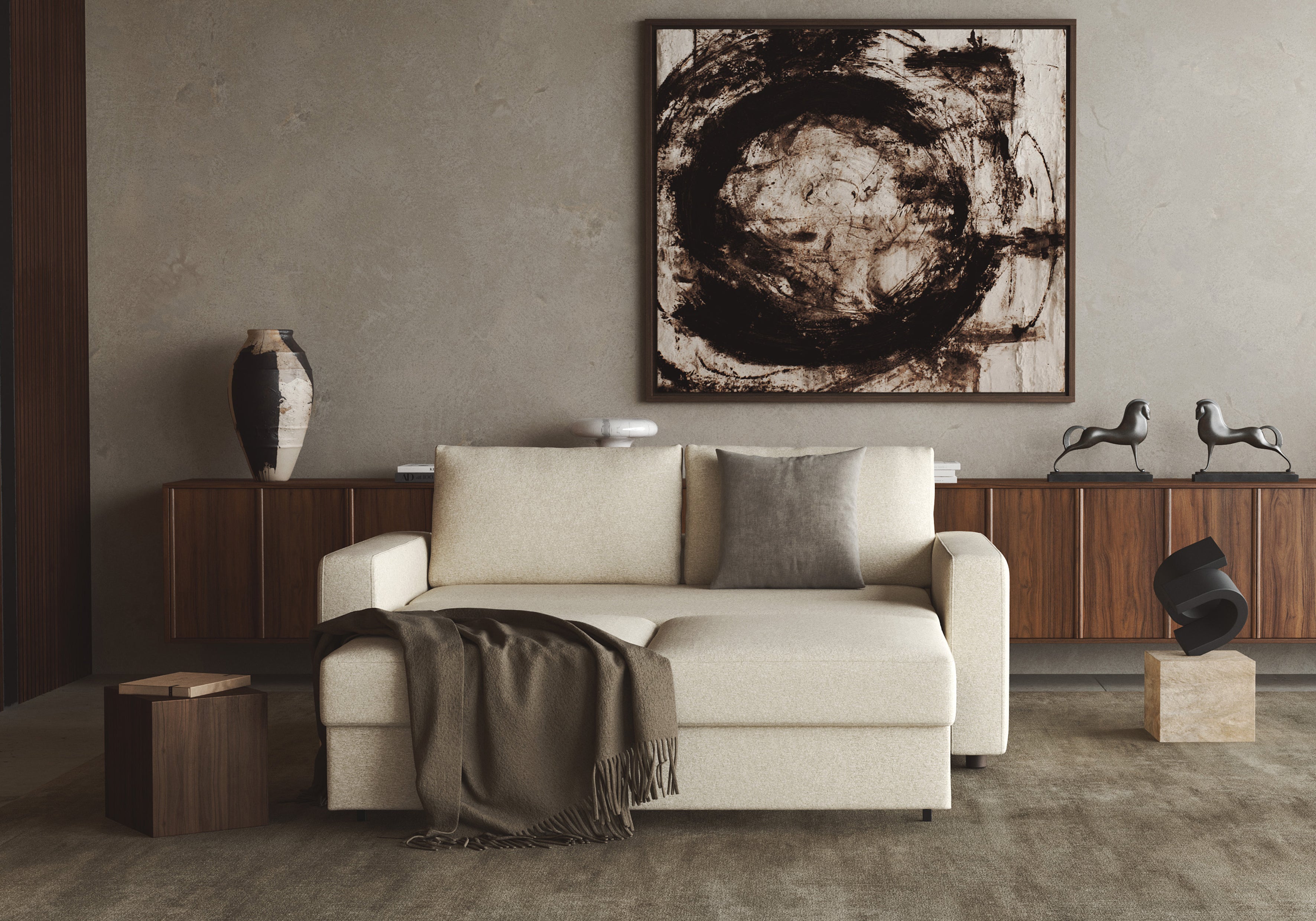 Neah Queen Size Sleeper Sofa with Standard Arms 365
