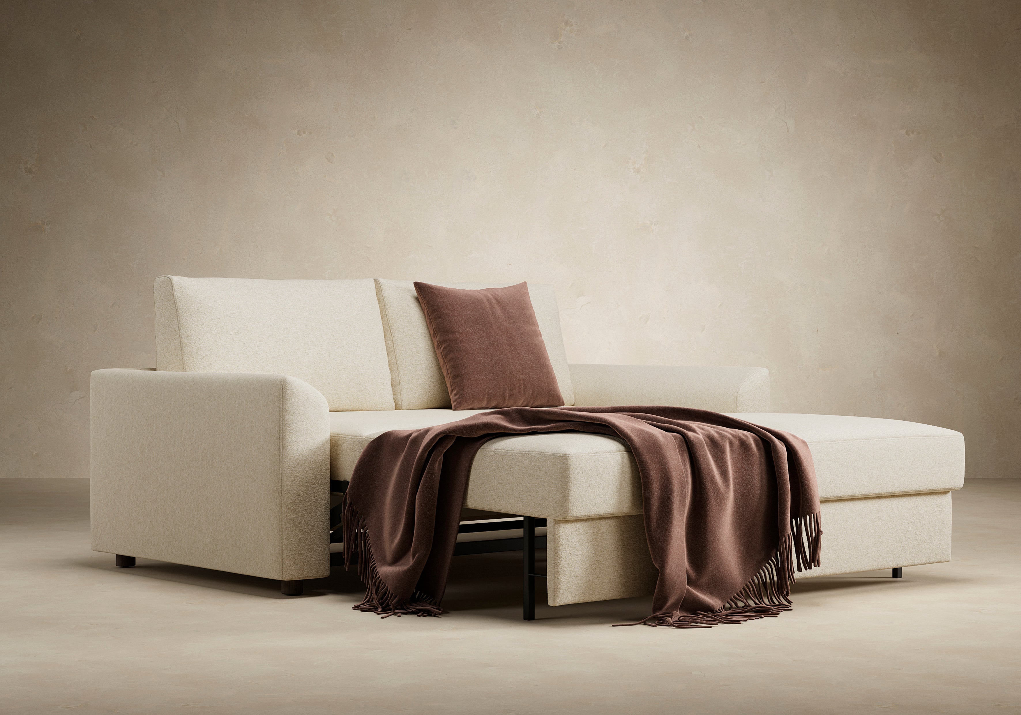Neah Queen Size Sleeper Sofa with Curved Arms 365