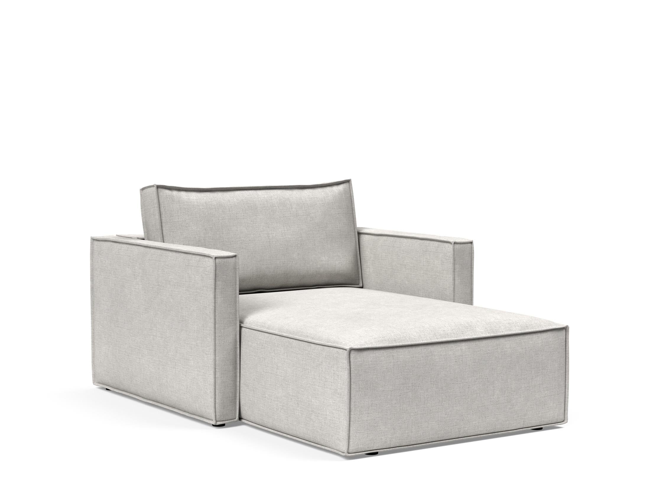 Newilla Lounger Chair with Slim Arms 256