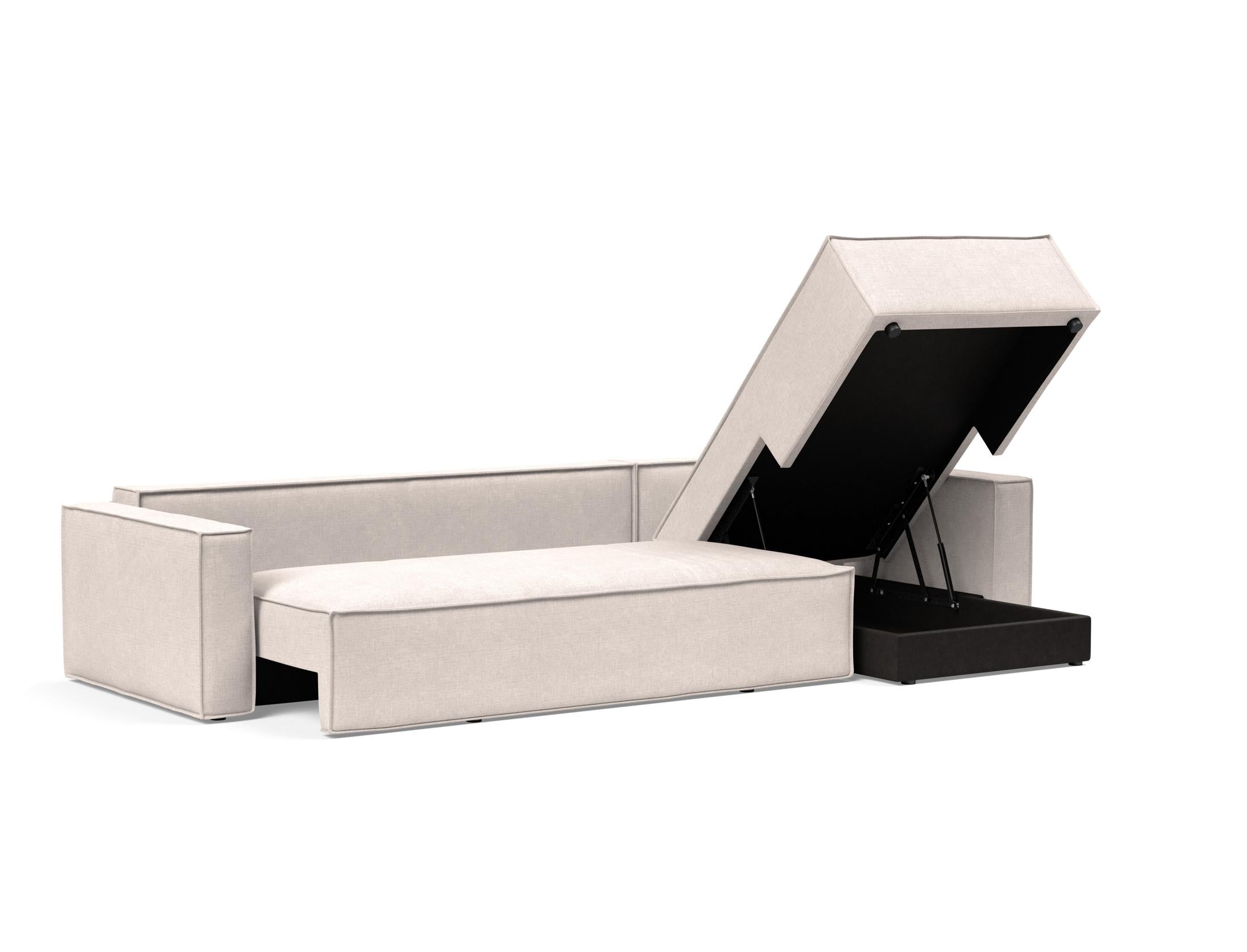 Newilla Sleeper Sofa With Lounger with Standard Arms 255