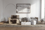 Newilla Sleeper Sofa With Lounger with Slim Arms 257