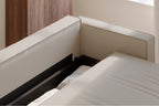 Newilla Sleeper Sofa With Lounger with Slim Arms 257