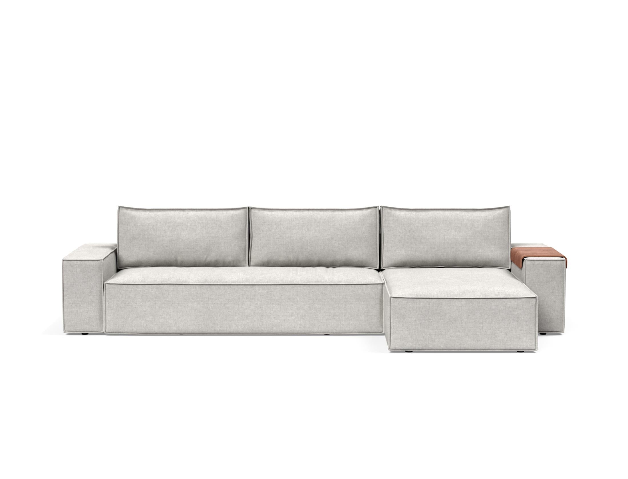 Newilla Sleeper Sofa With Lounger with Standard Arms 256