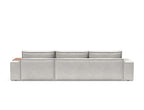 Newilla Sleeper Sofa With Lounger with Wide Arms 256