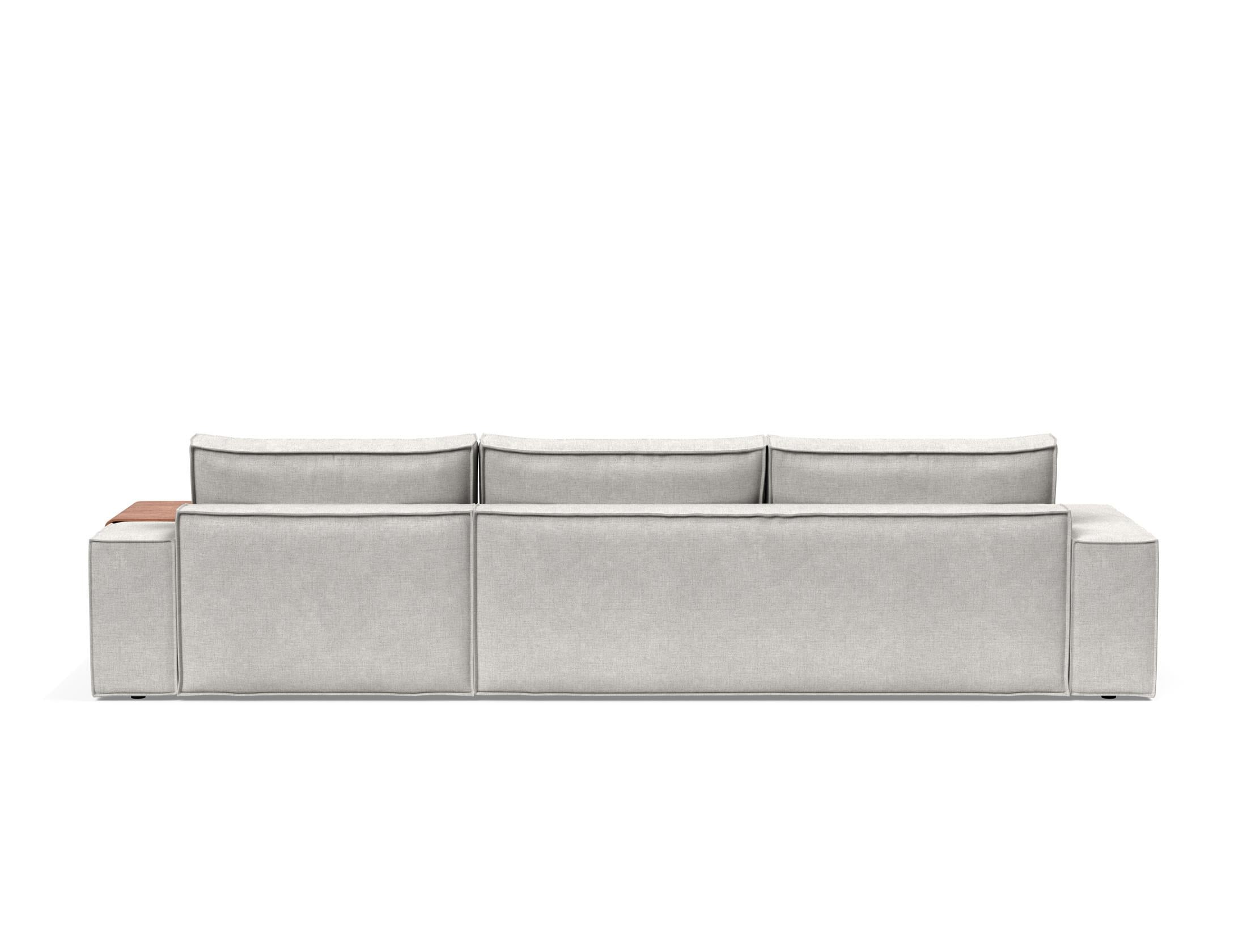 Newilla Sleeper Sofa With Lounger with Wide Arms 256