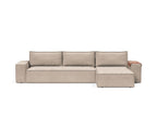 Newilla Sleeper Sofa With Lounger with Wide Arms 257