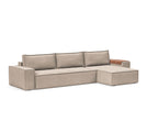 Newilla Sleeper Sofa With Lounger with Wide Arms 257