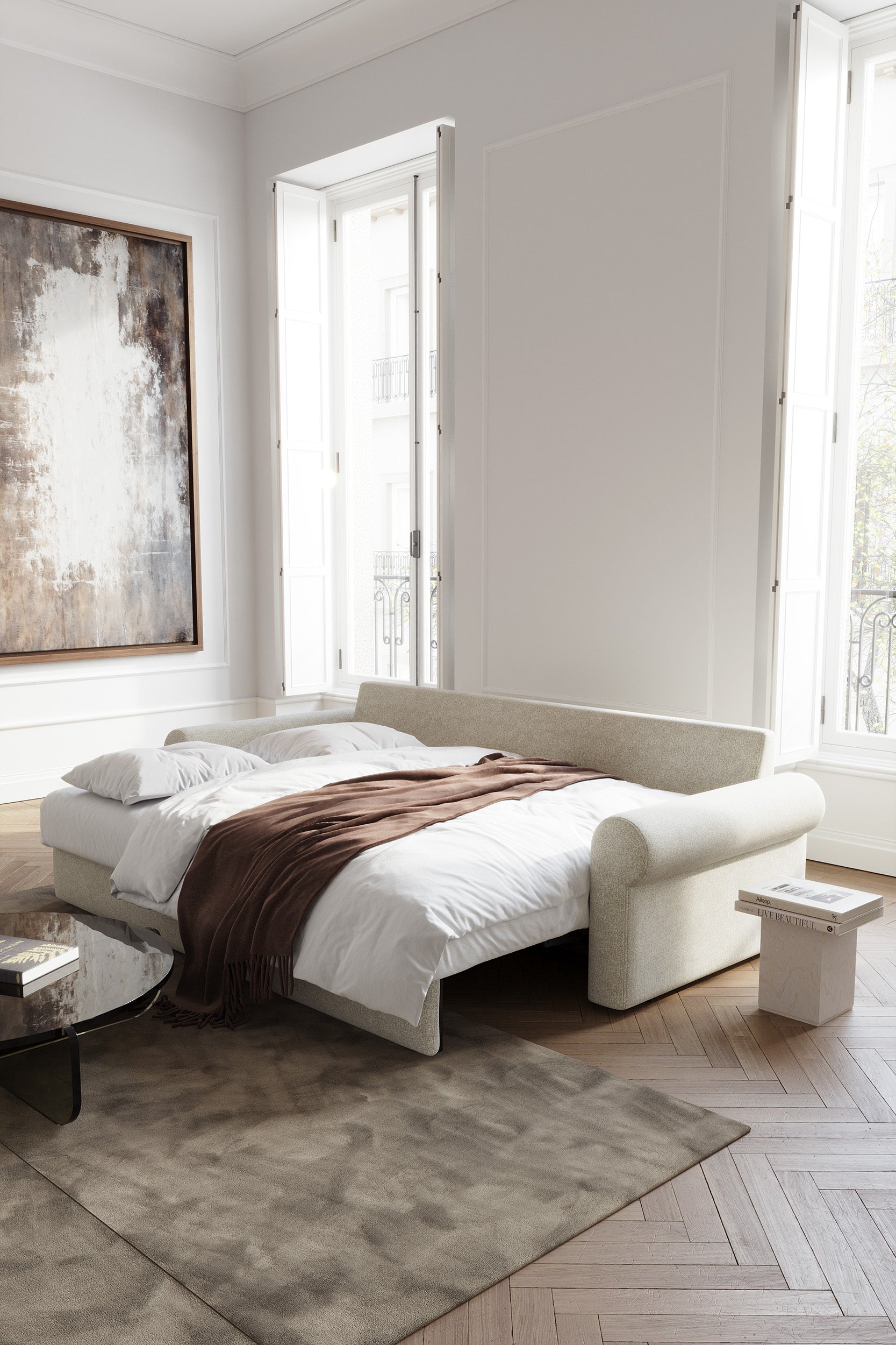 Vilander Sleeper Sofa With Roll Arms 357