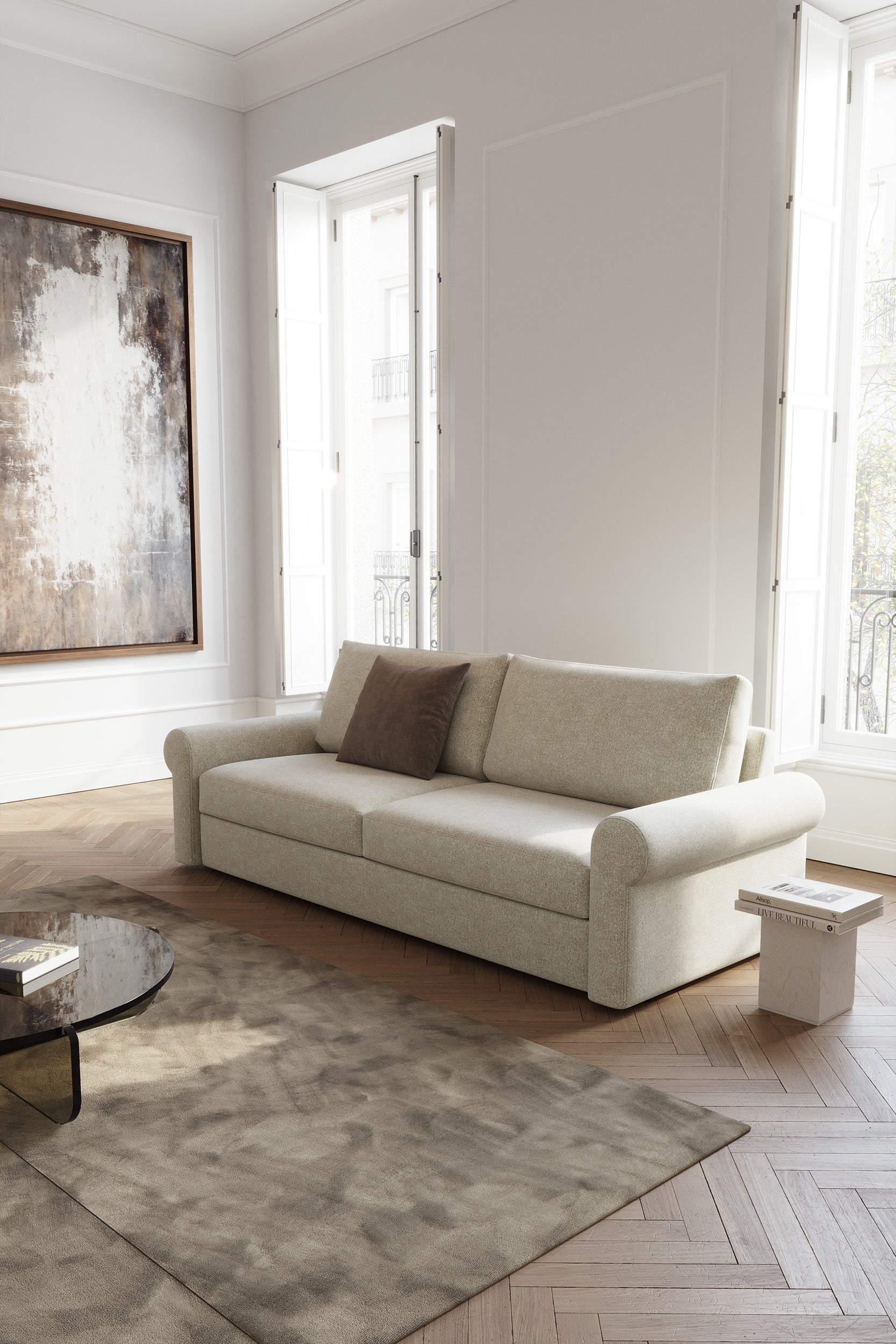 Vilander Sleeper Sofa With Roll Arms 357