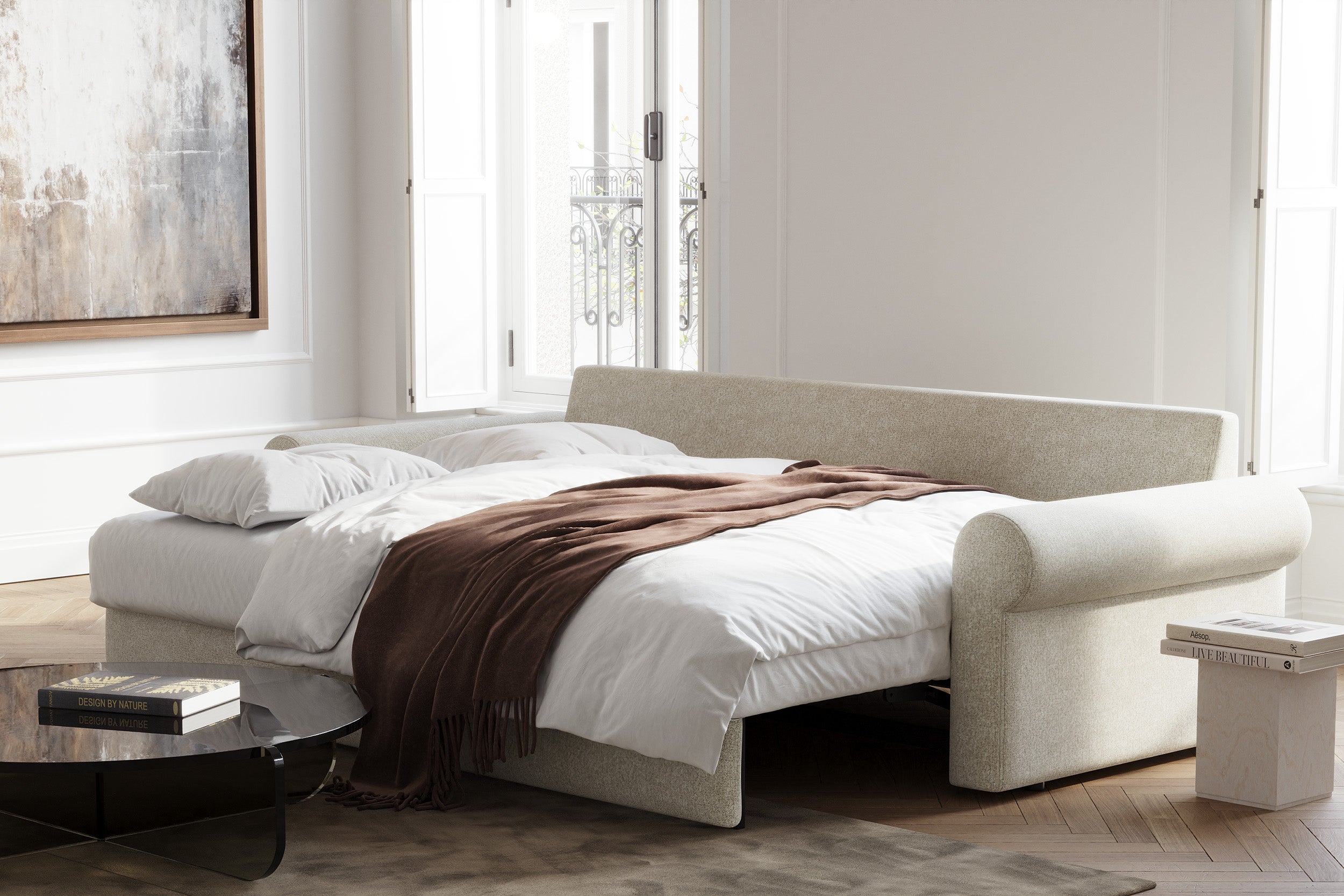 Vilander Sleeper Sofa With Roll Arms 357