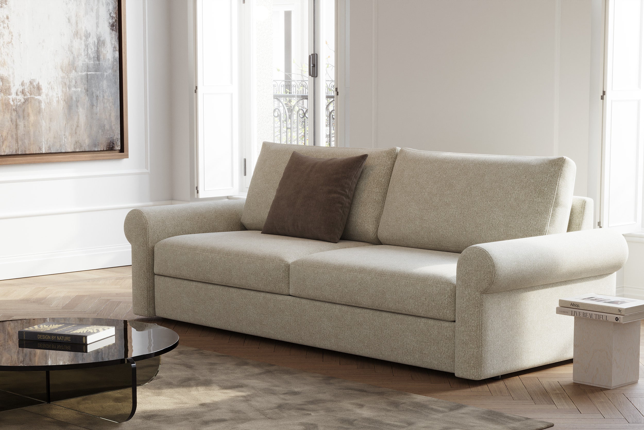 Vilander Sleeper Sofa With Roll Arms 357
