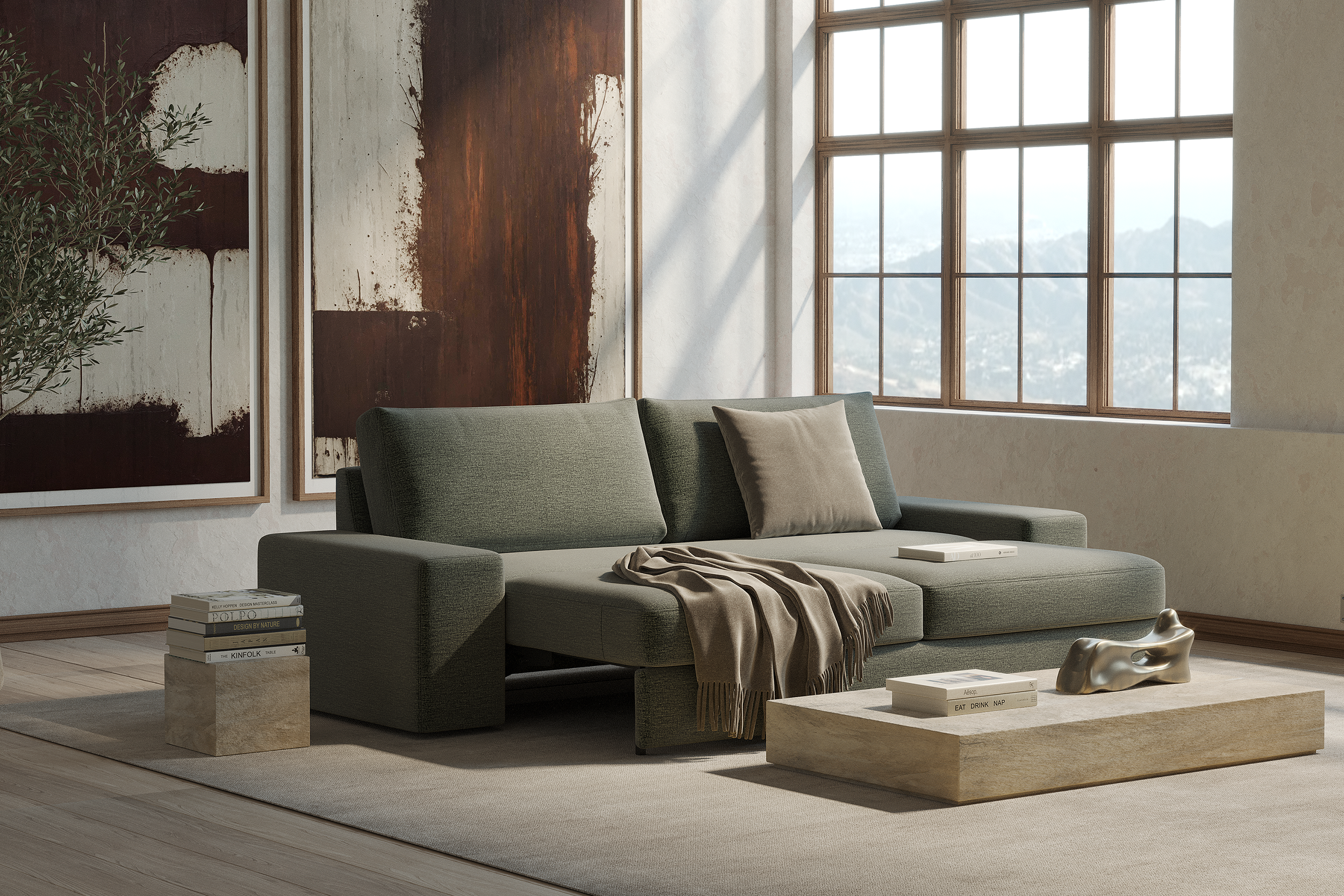 Vilander Sleeper Sofa With Wide Arms 281