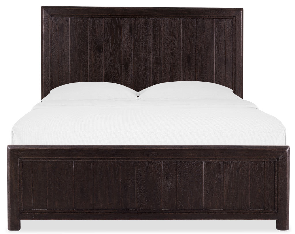 Driftwood California King Panel Bed